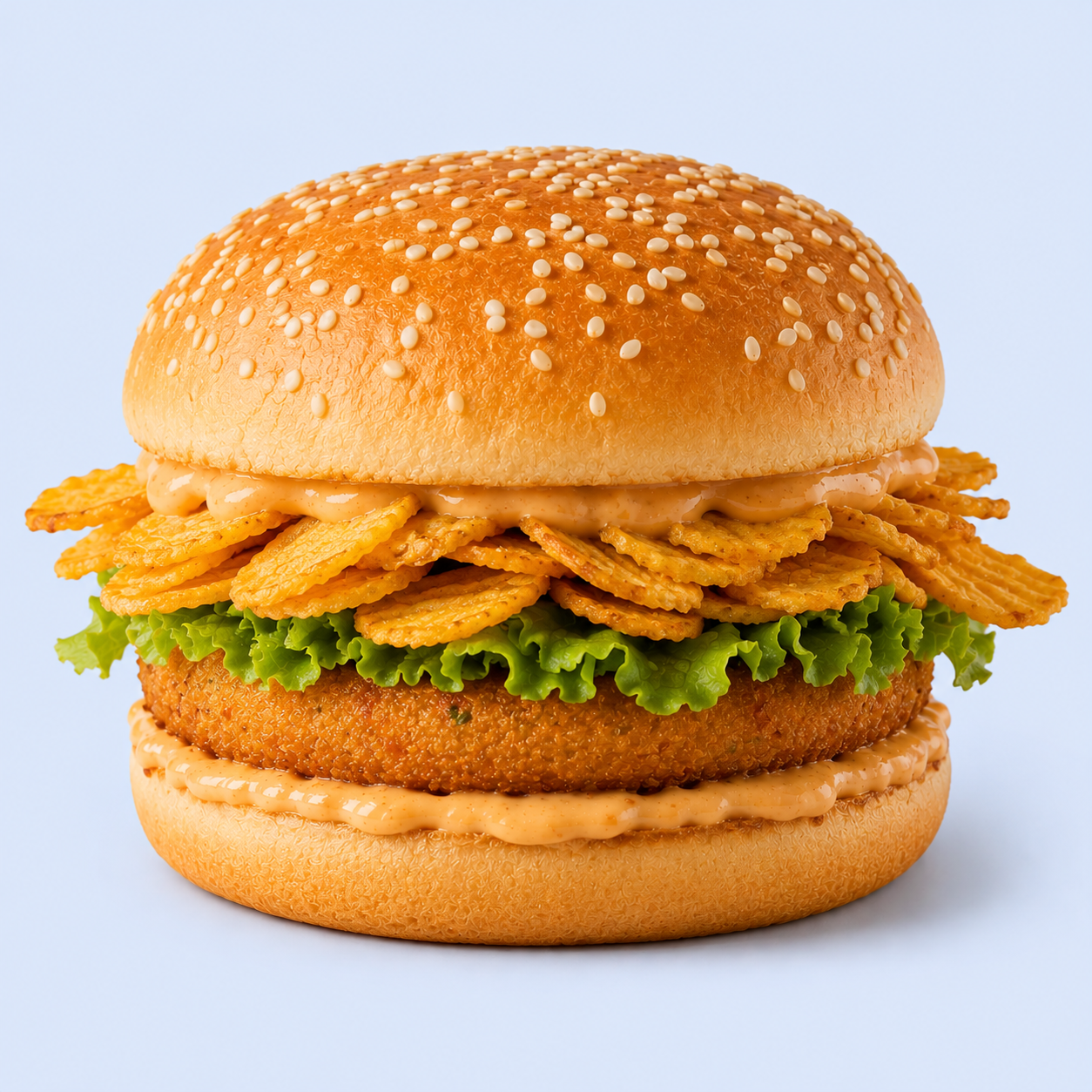 Crunchy Chips Burger