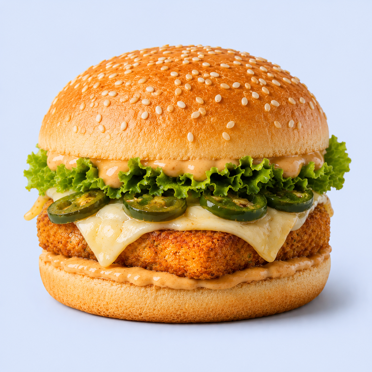 Paneer Jalapeno Burger