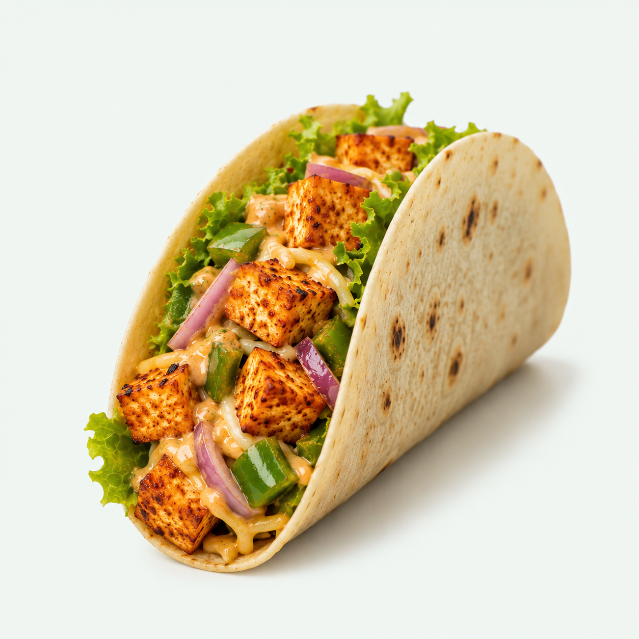 Saucy Paneer Taco
