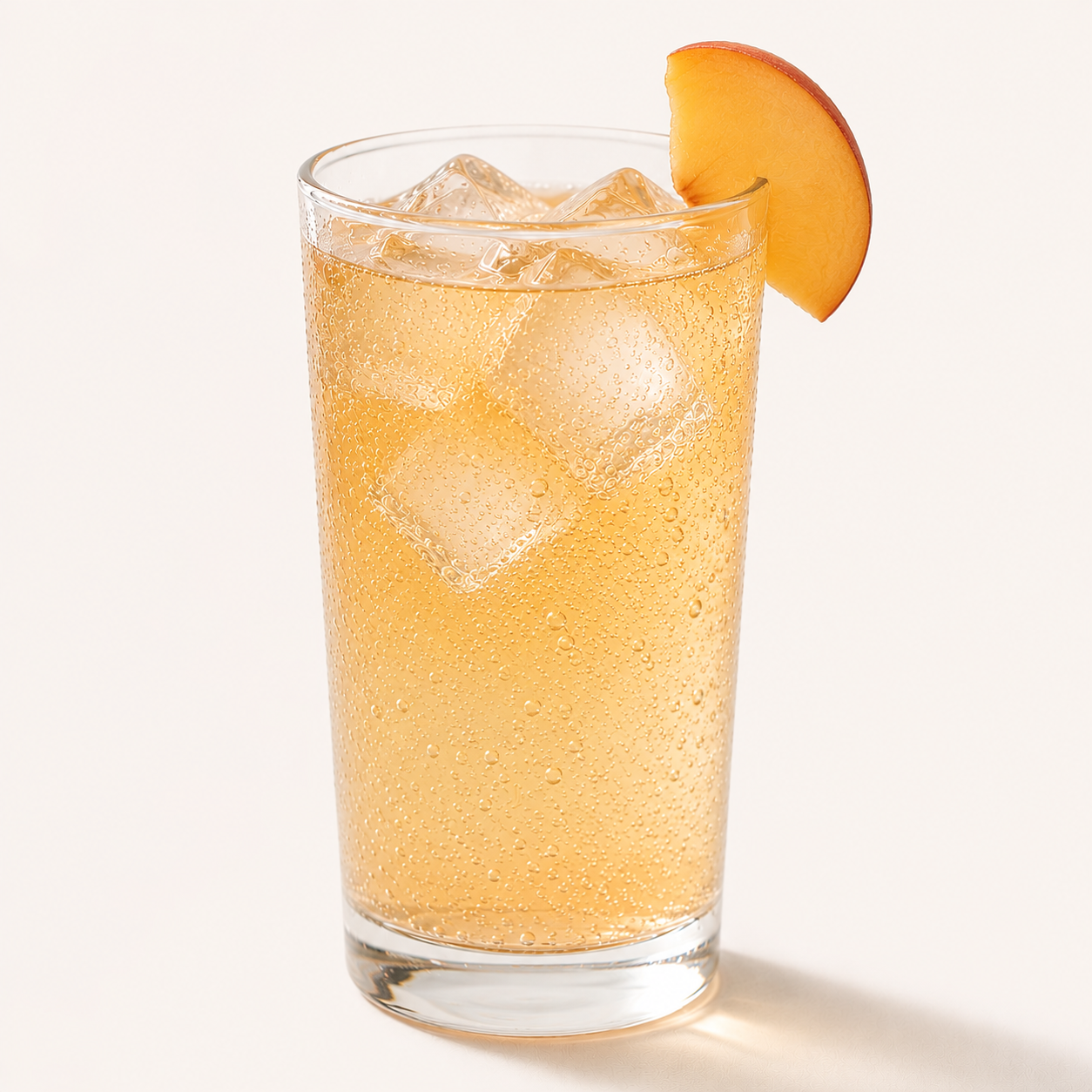 Iced Peach Lime Soda